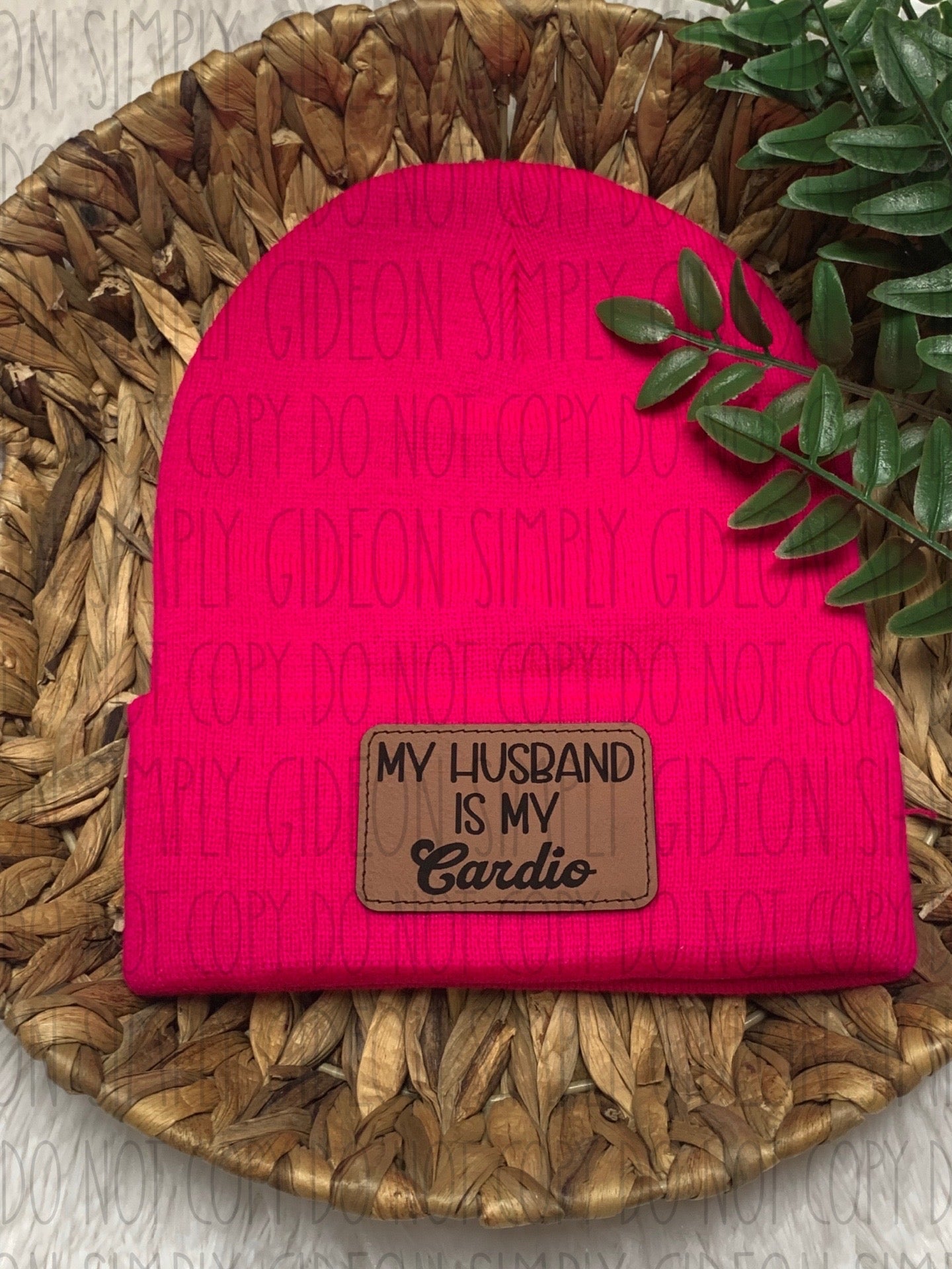 My Husband Is My Cardio Beanie