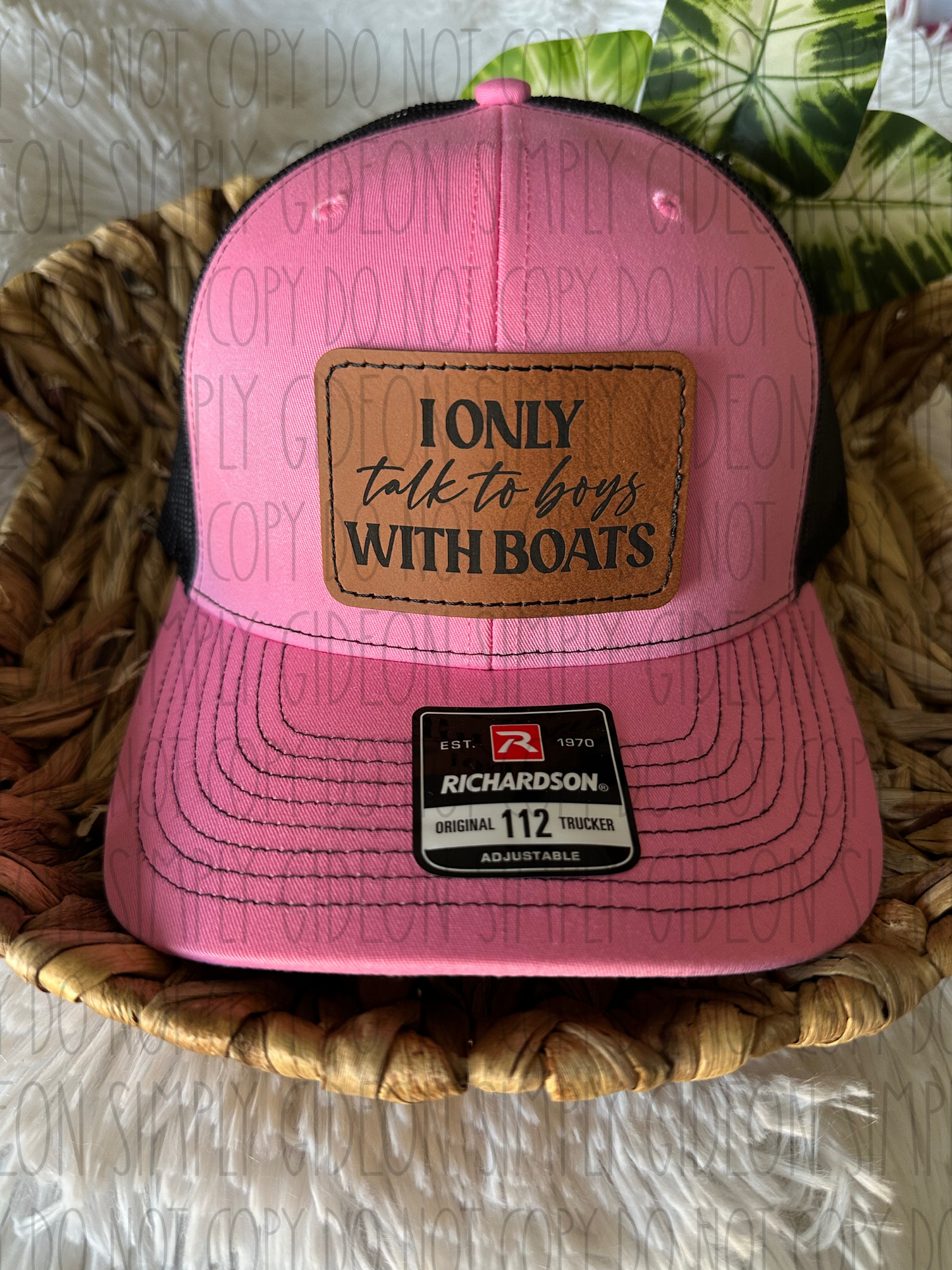 I Only Talk To Boys With Boats Hat