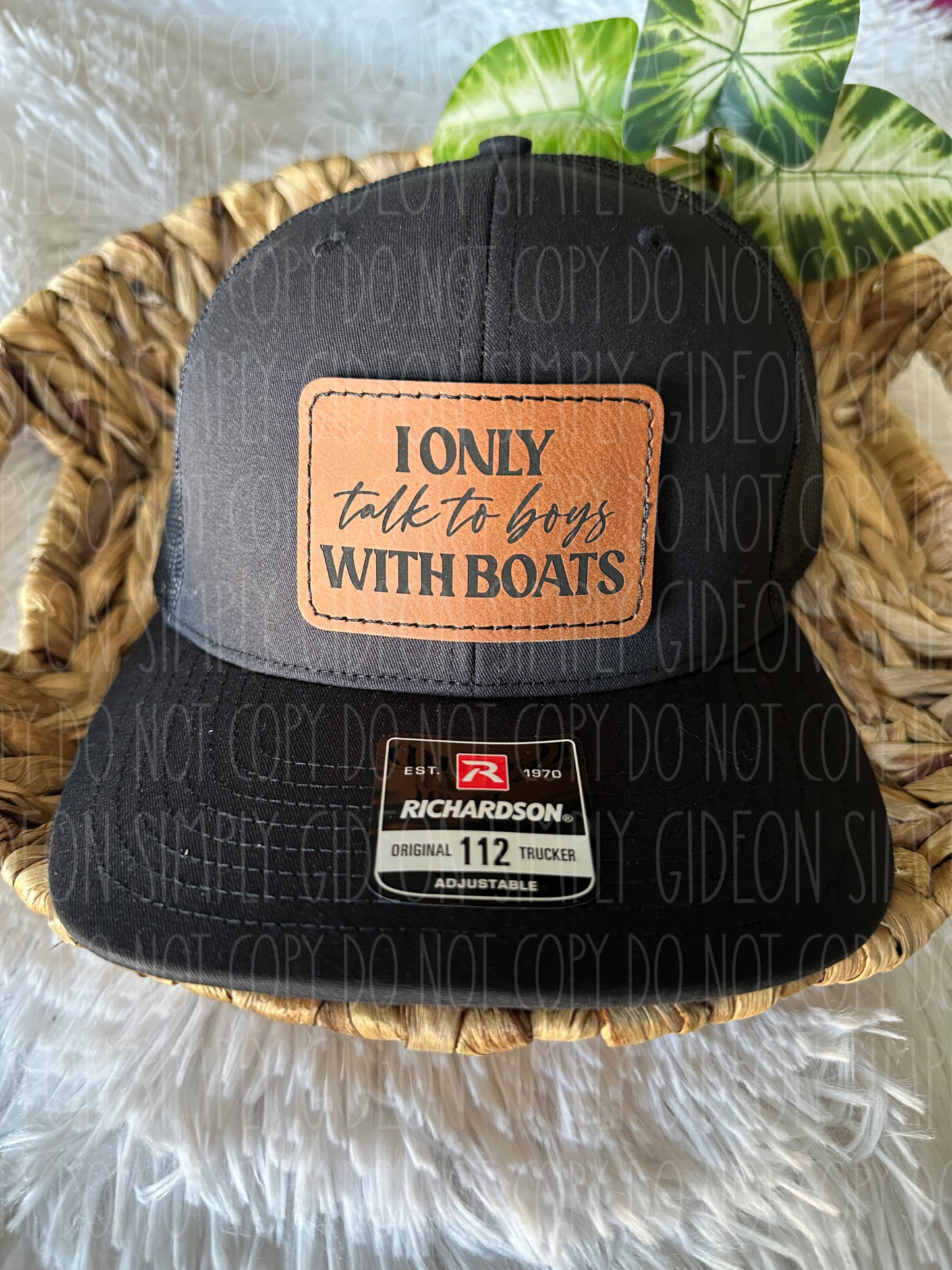 I Only Talk To Boys With Boats Hat