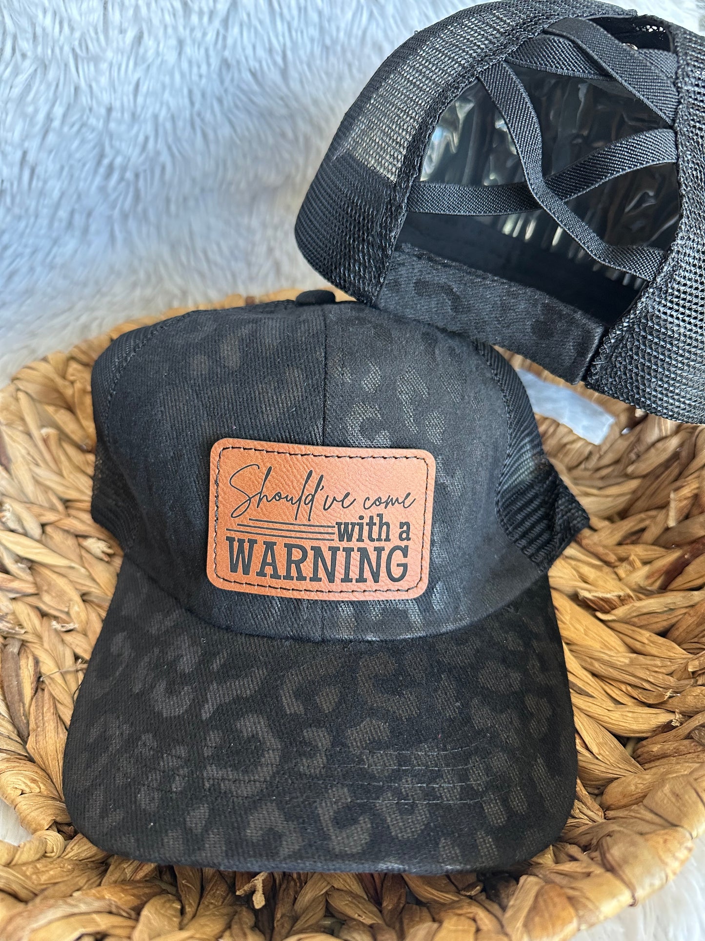 Should’ve come with a warning label Criss Cross Ponytail Hat