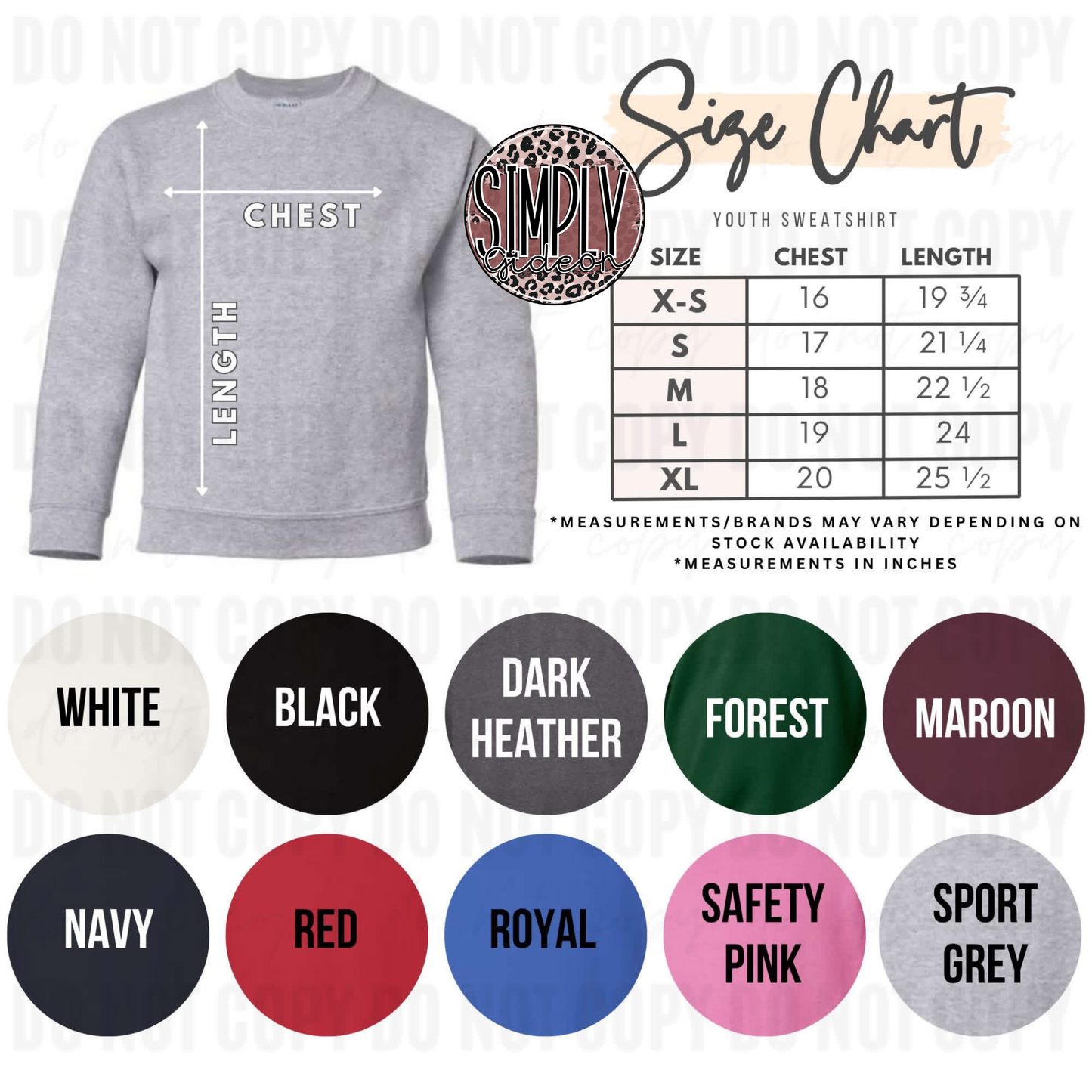 Spooky MINI Embroidered Appliqué Crewneck