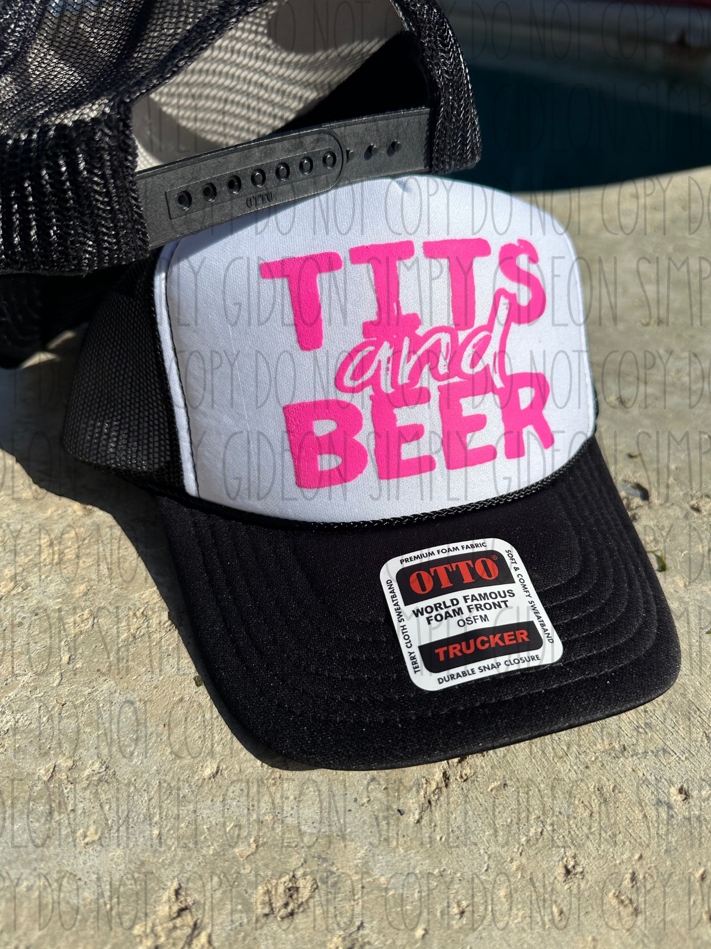 Tits & Beer Foam Trucker Hat