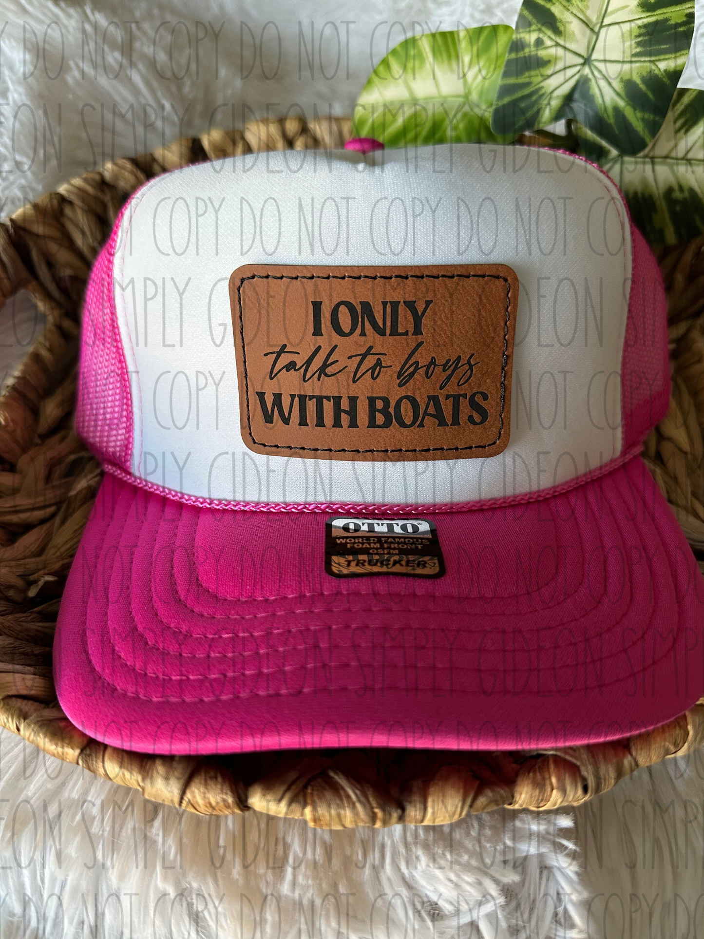 I Only Talk To Boys With Boats Hat