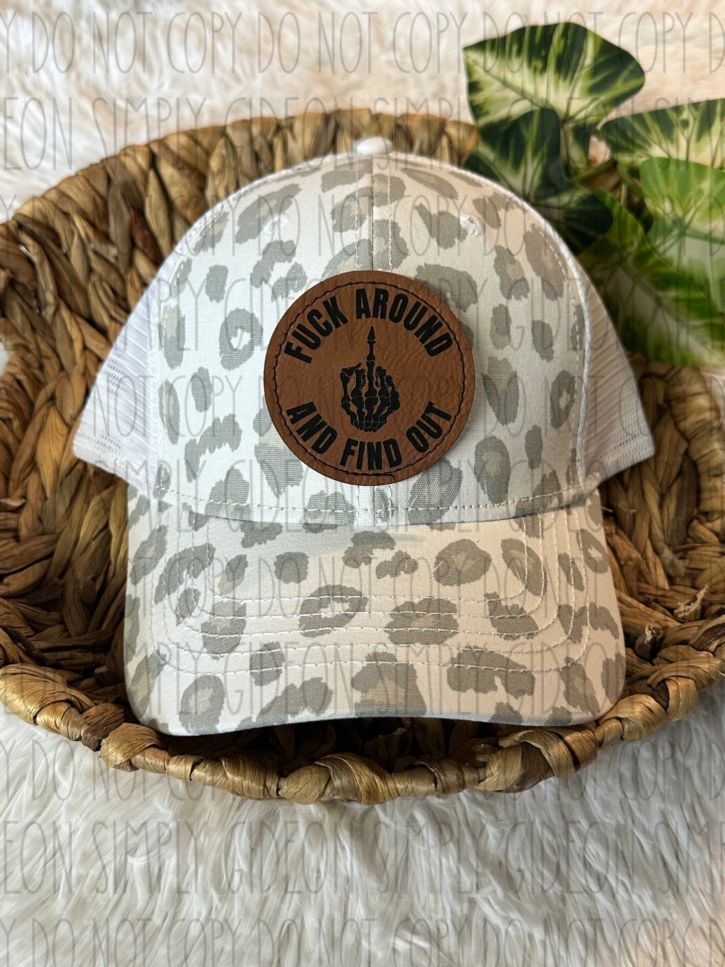 F Around Middle Finger Hat