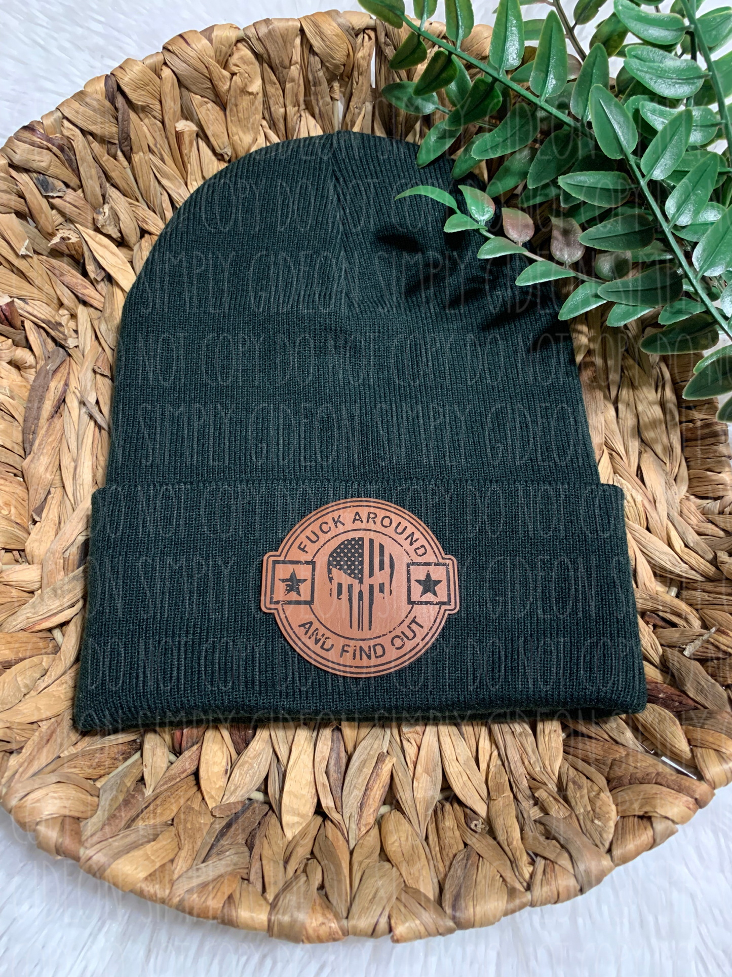 F Around Skull Hat