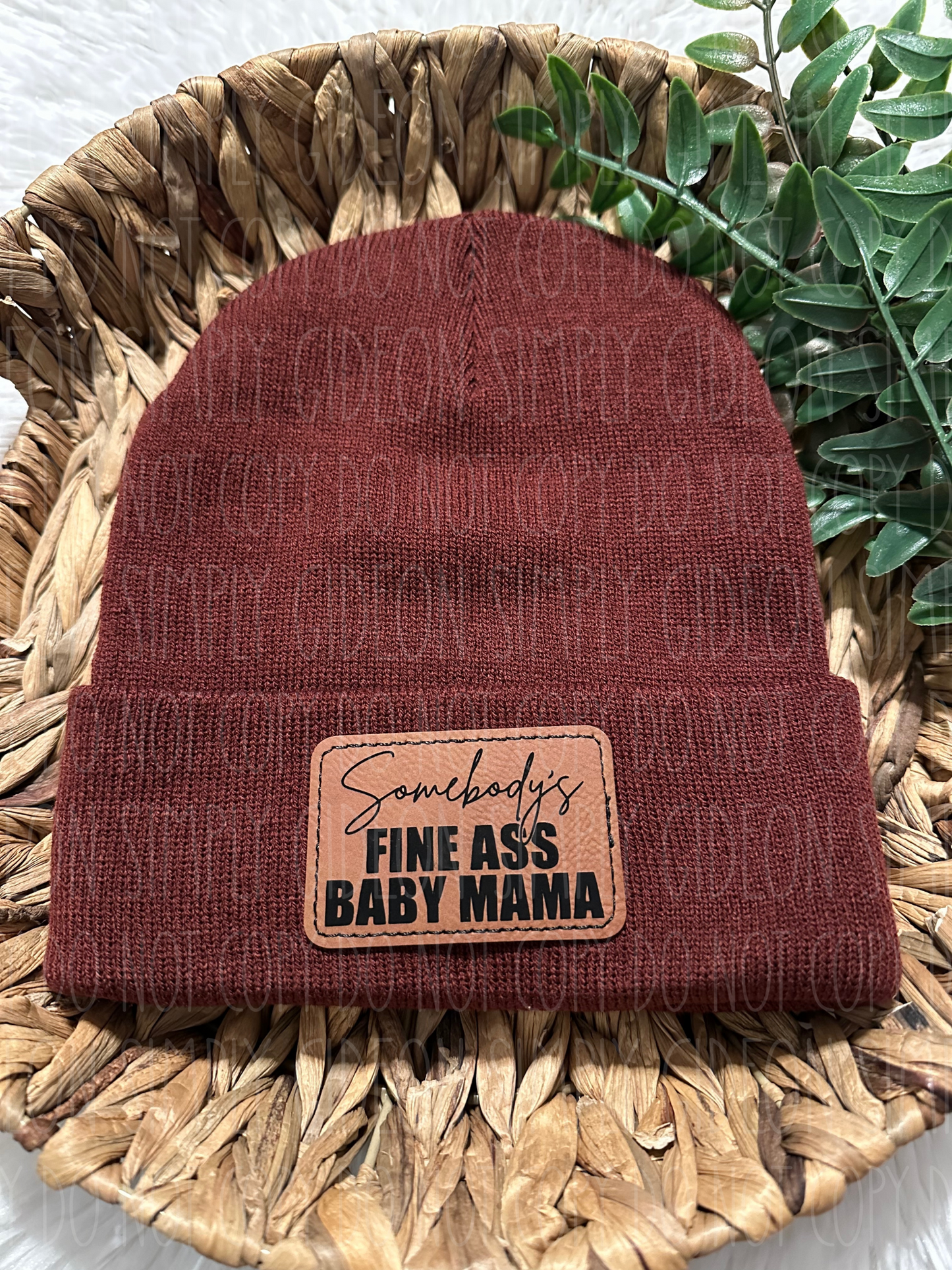 Somebodys Fine Ass Baby Mama Beanie