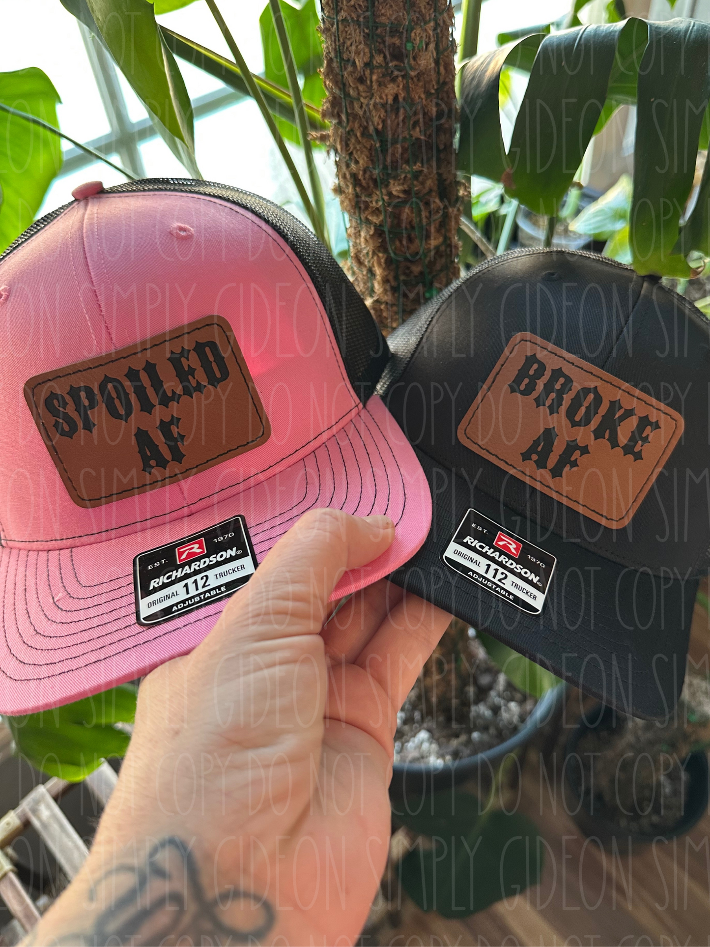 Spoiled AF & Broke AF Hat Bundle