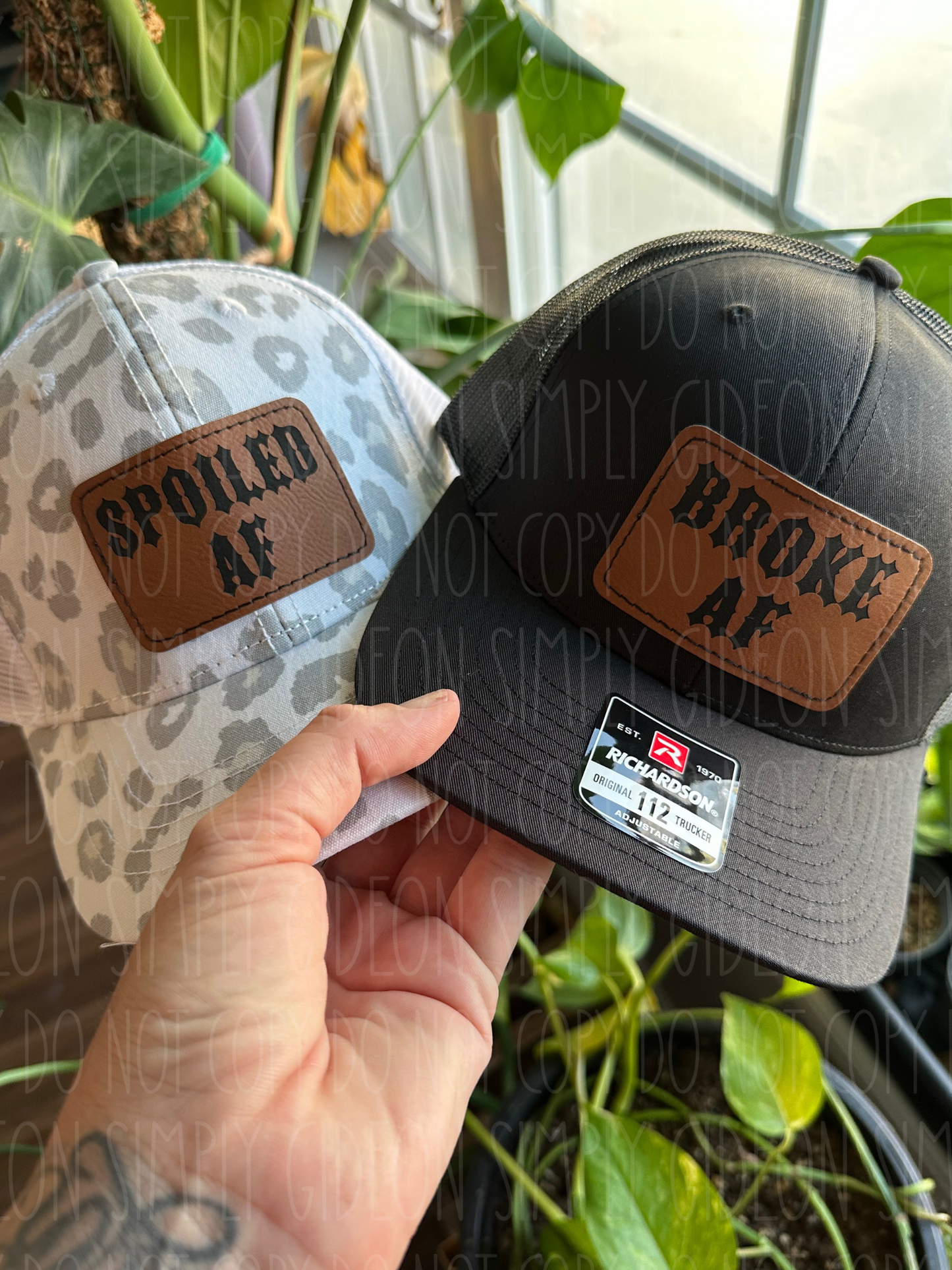 Spoiled AF & Broke AF Hat Bundle