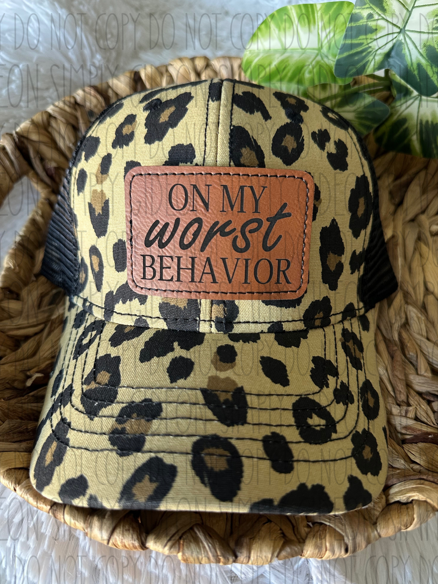 On My Worst Behavior Hat