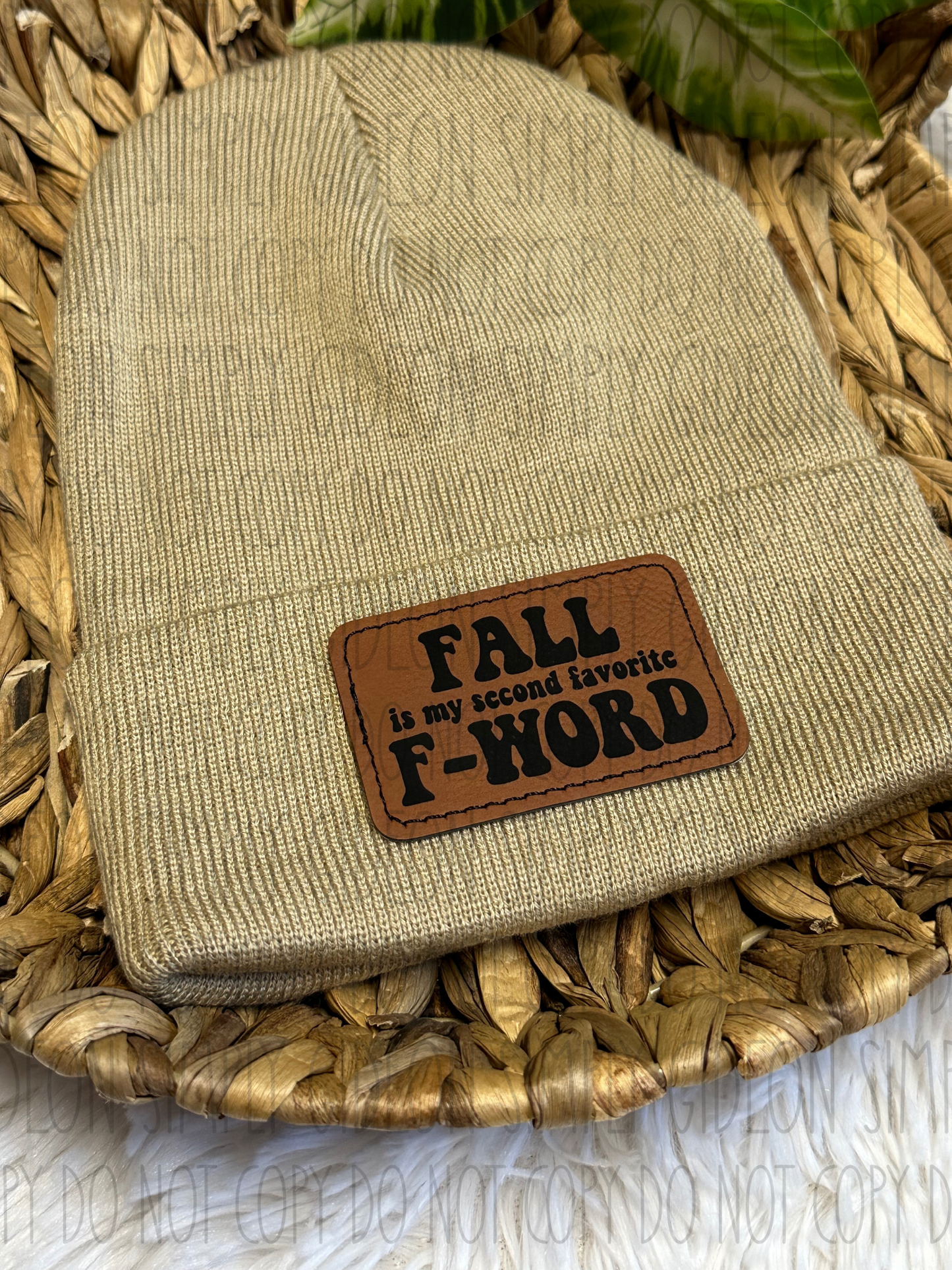 Fall Is My Second Favorite F Word Beanie