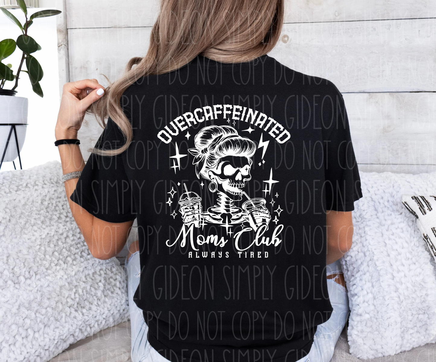 Over Caffeinated Moms Club Tee