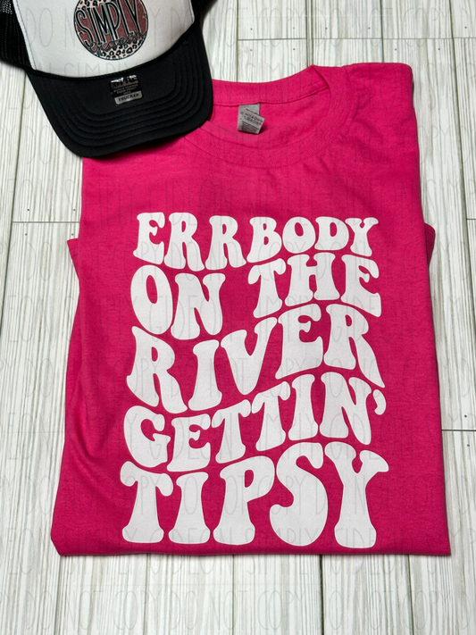 On The River Gettin Tipsy Tee