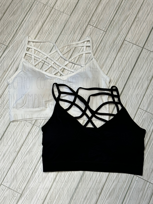 Criss Cross Padded Bralette